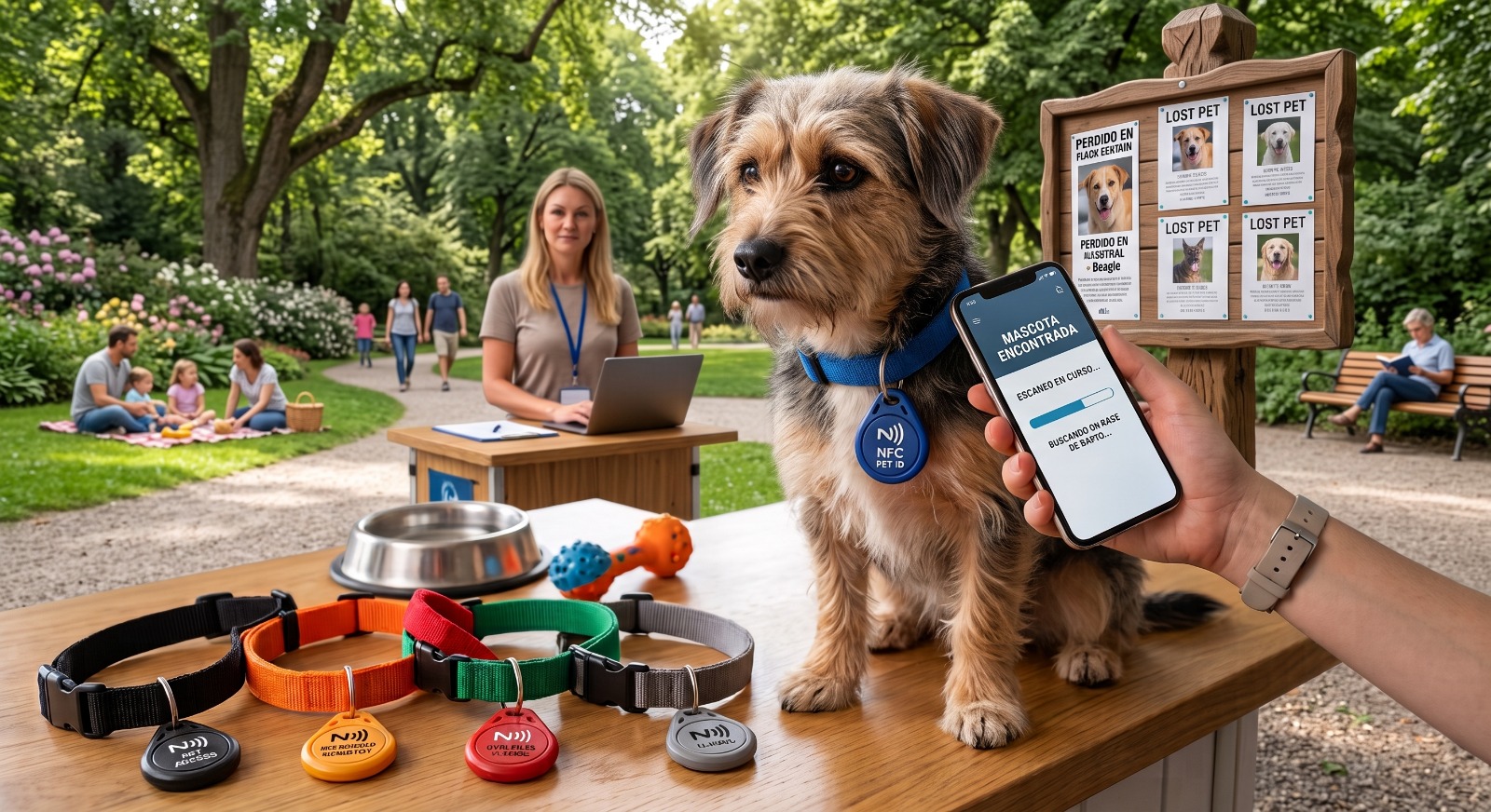 Collage Teencuentro Mascotas con dispositivos NFC