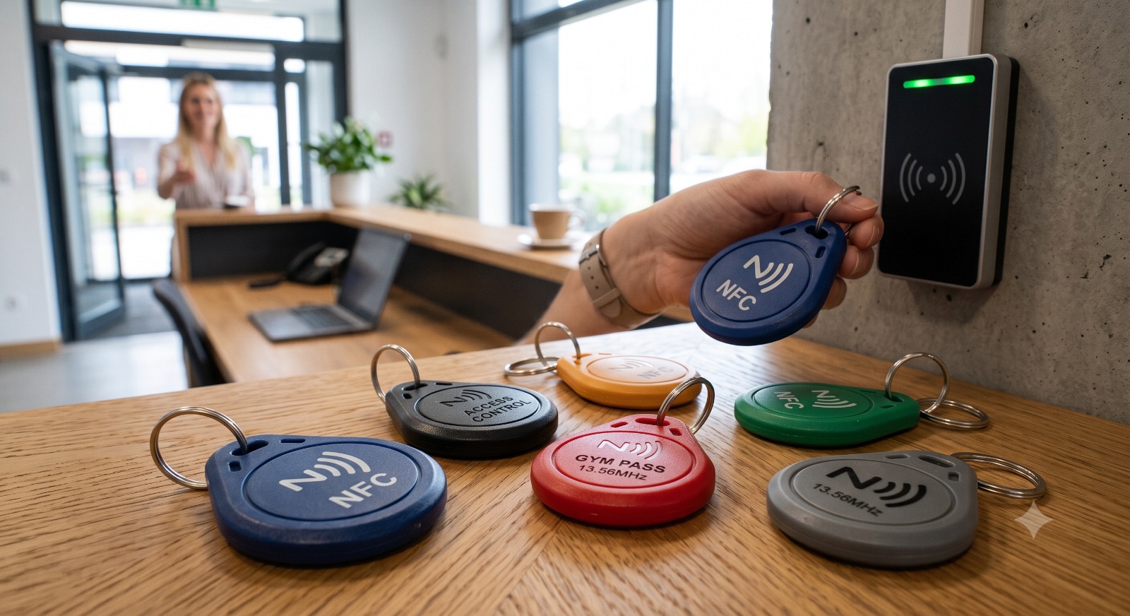 Dispositivos NFC Teencuentro para collar